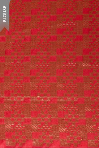 Pink Woven Viscose Tissue Saree thumbnail image number null