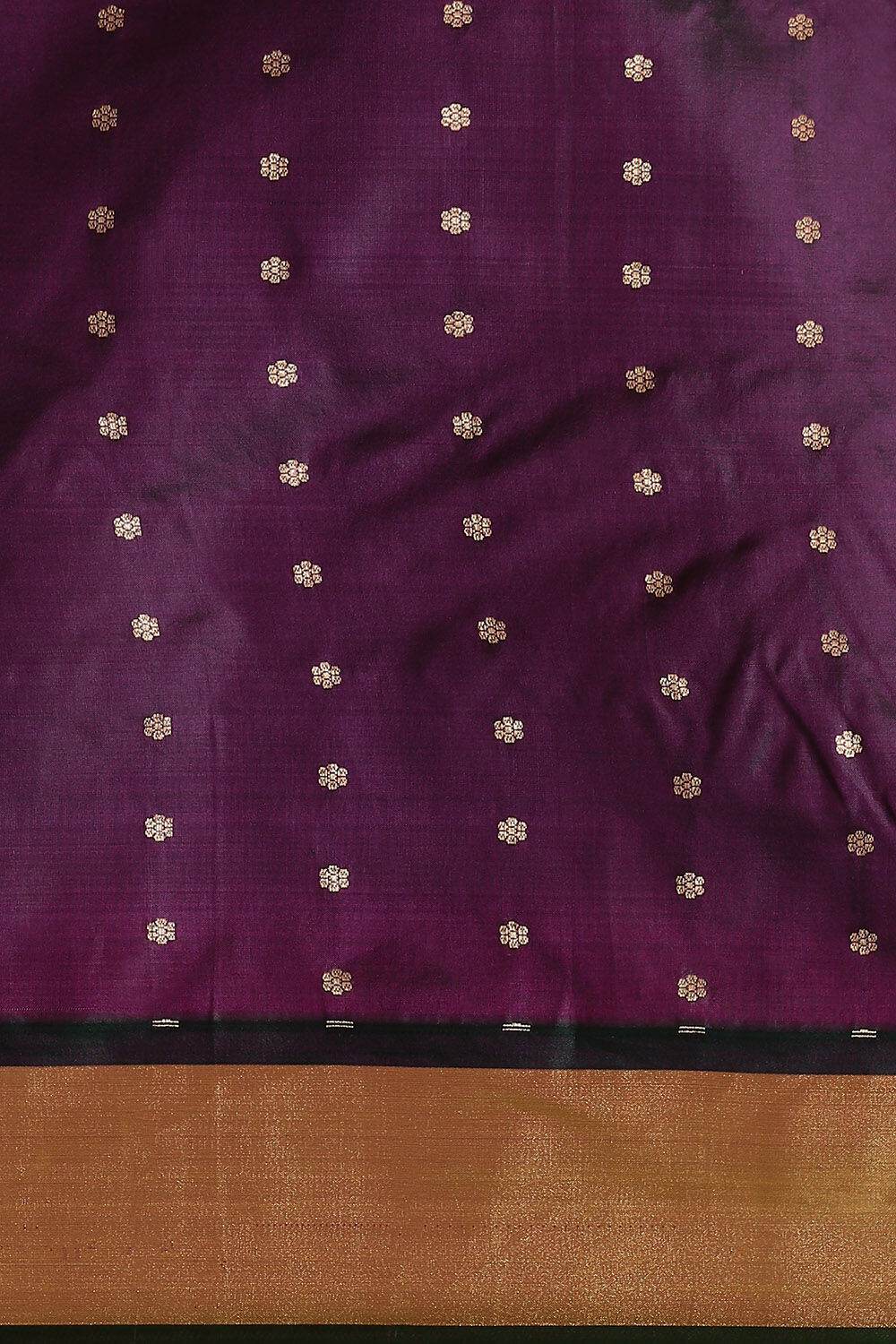 Purple Pure Silk Banarasi Brocade Saree image number null
