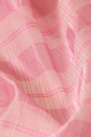 Light Pink Woven Pure Silk Cotton Maheshwar Saree thumbnail image number null