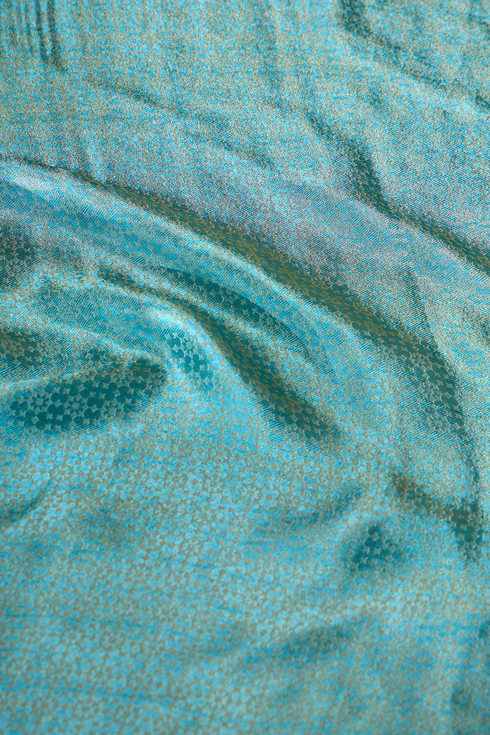Blue Woven Viscose Saree image number null