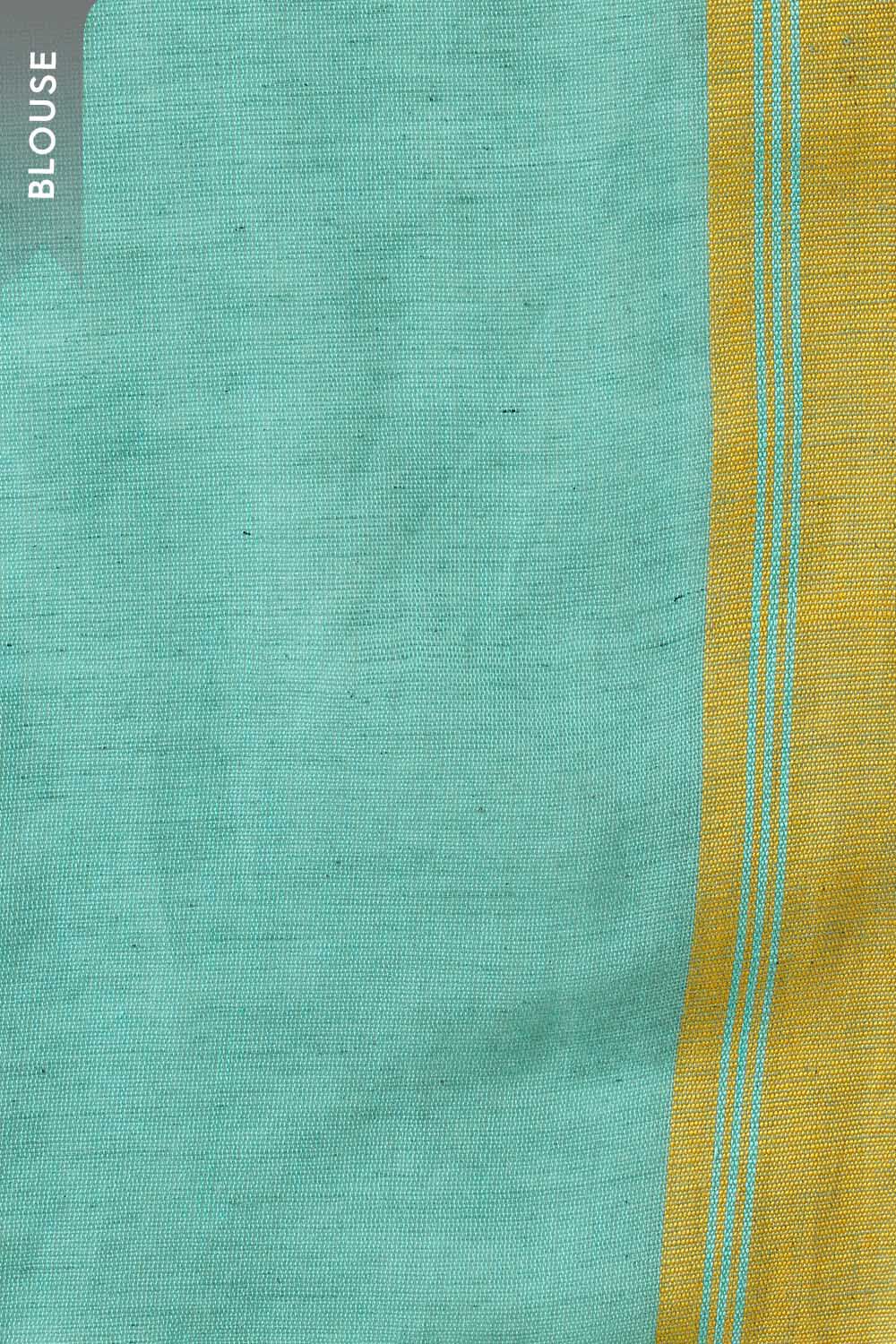 Blue Bengal Pure Cotton Jamdani Saree image number null