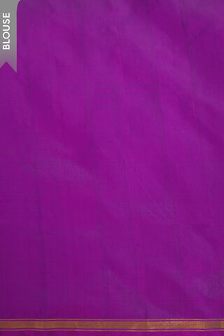 Violet Pure Silk Woven Kanjivaram Saree thumbnail image number null