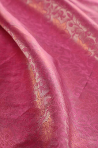 Pink Woven Pure Soft Silk Saree thumbnail image number null