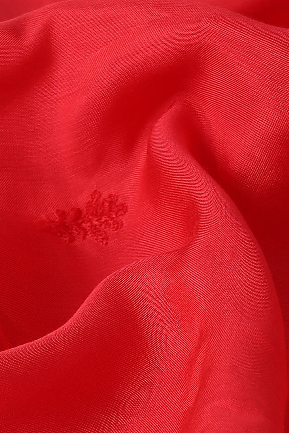 Red Viscose Embroidered Saree image number null