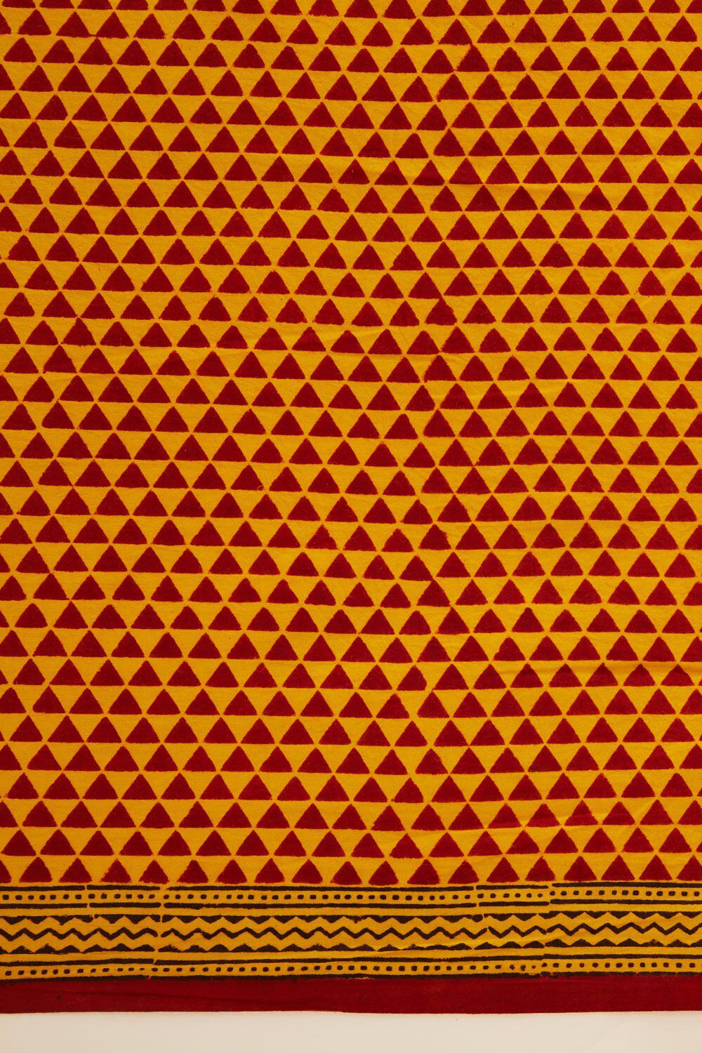 Yellow Pure Cotton Bagh Printed Saree image number null