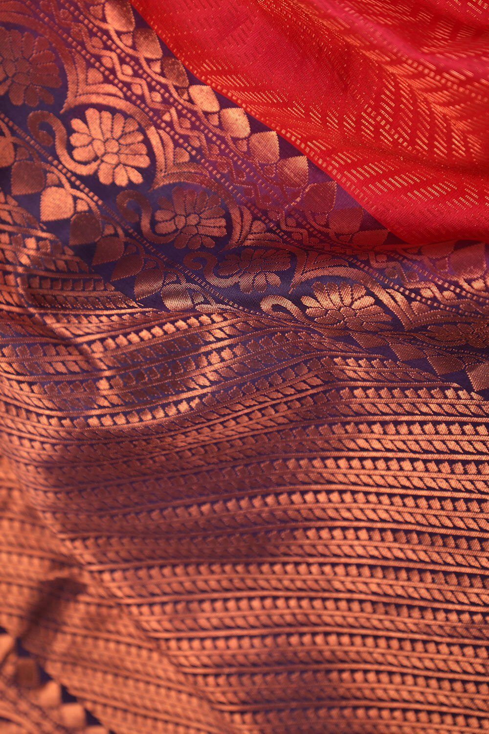 Pink Woven Pure Soft Silk Saree image number null