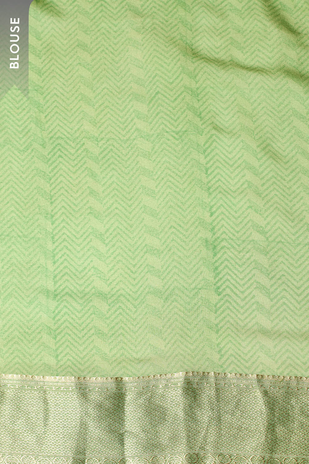 Green Woven Pure Silk Crepe Saree image number null