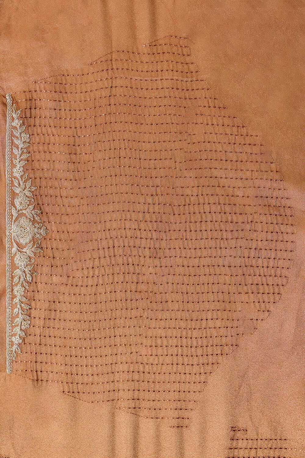 Light Pink Viscose Tissue Embroidered Saree image number null