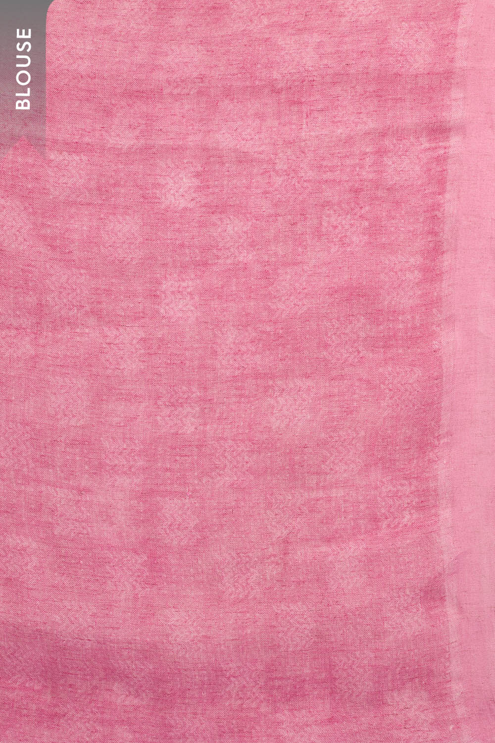 Pink Screen Printed Pure Linen Saree image number null