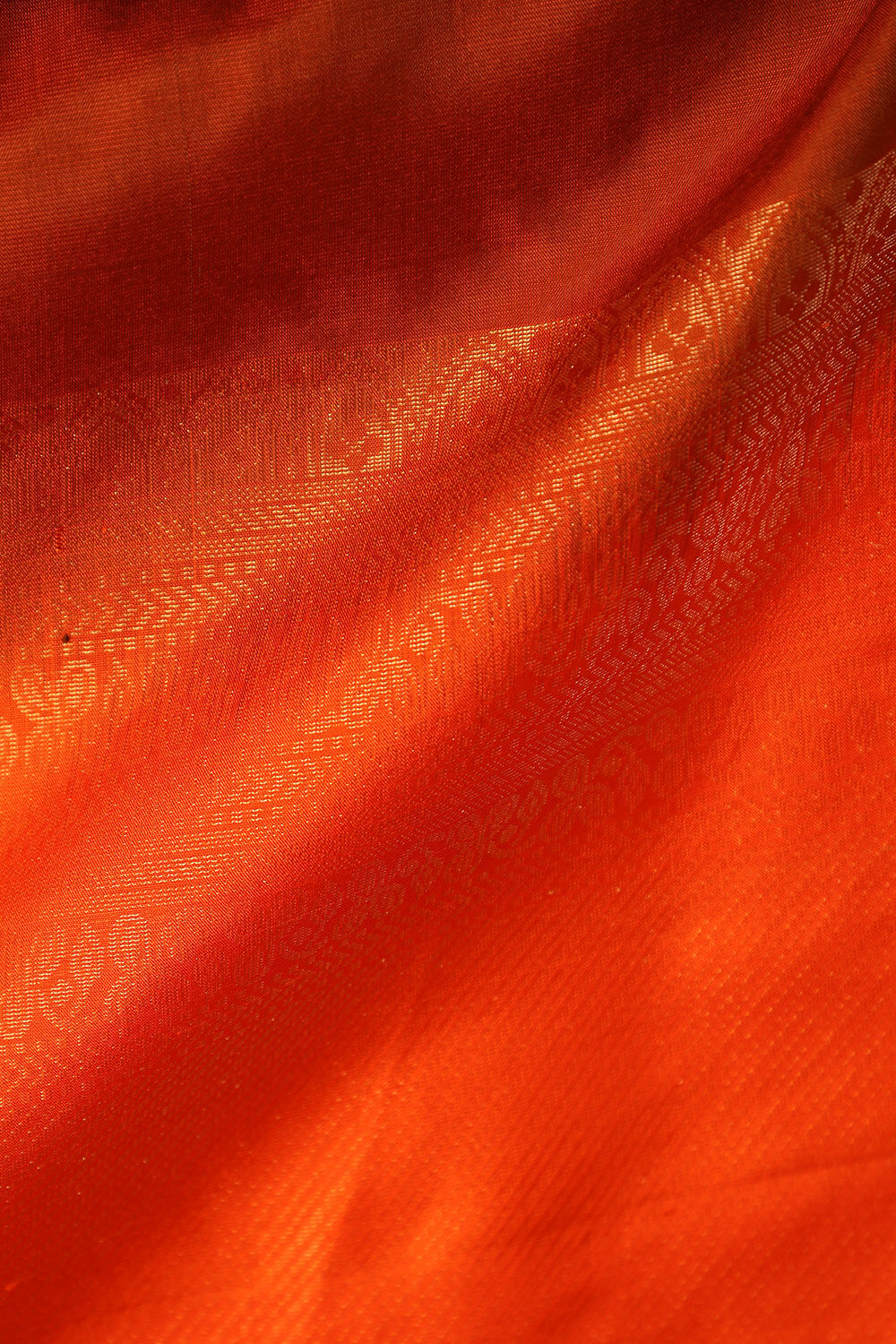 Orange South Pure Silk Woven Saree image number null