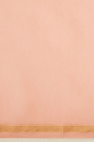 Light Pink Pure Silk Cotton Chikankari Saree thumbnail image number null