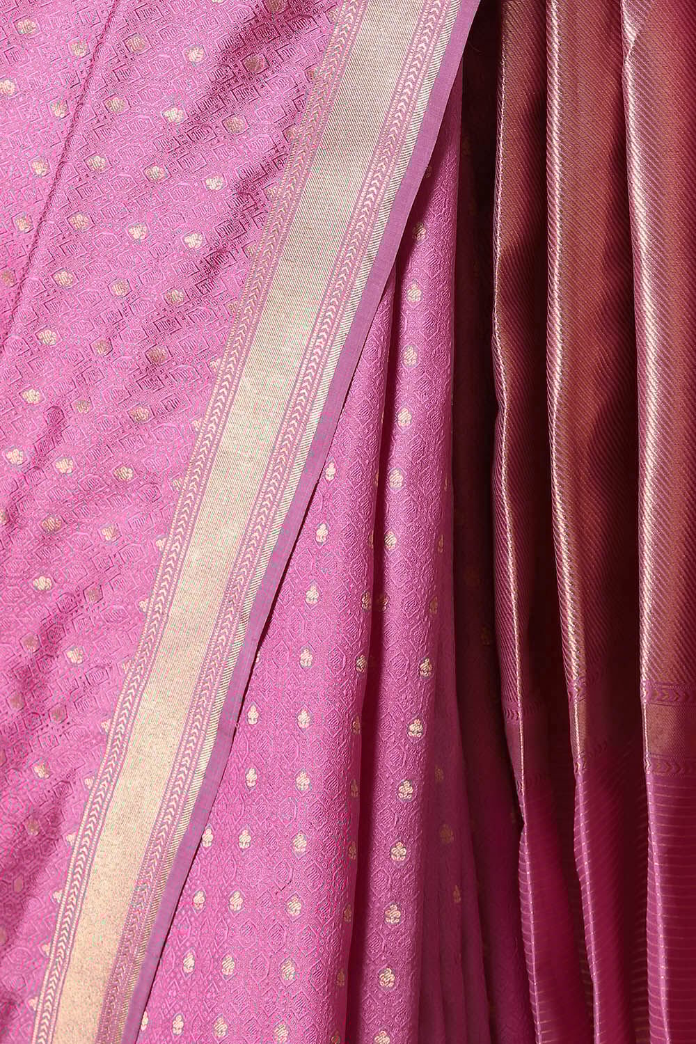 Pink Pure Silk Banarasi Saree image number null