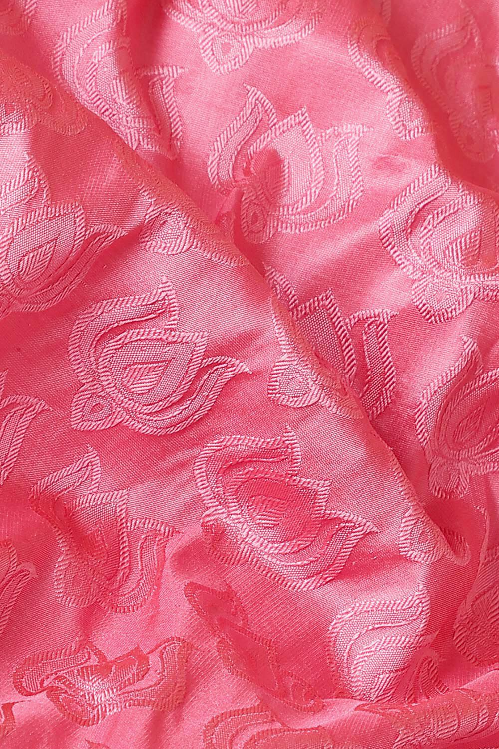 Light Pink Pure Silk Banarasi Tanchoi Saree image number null