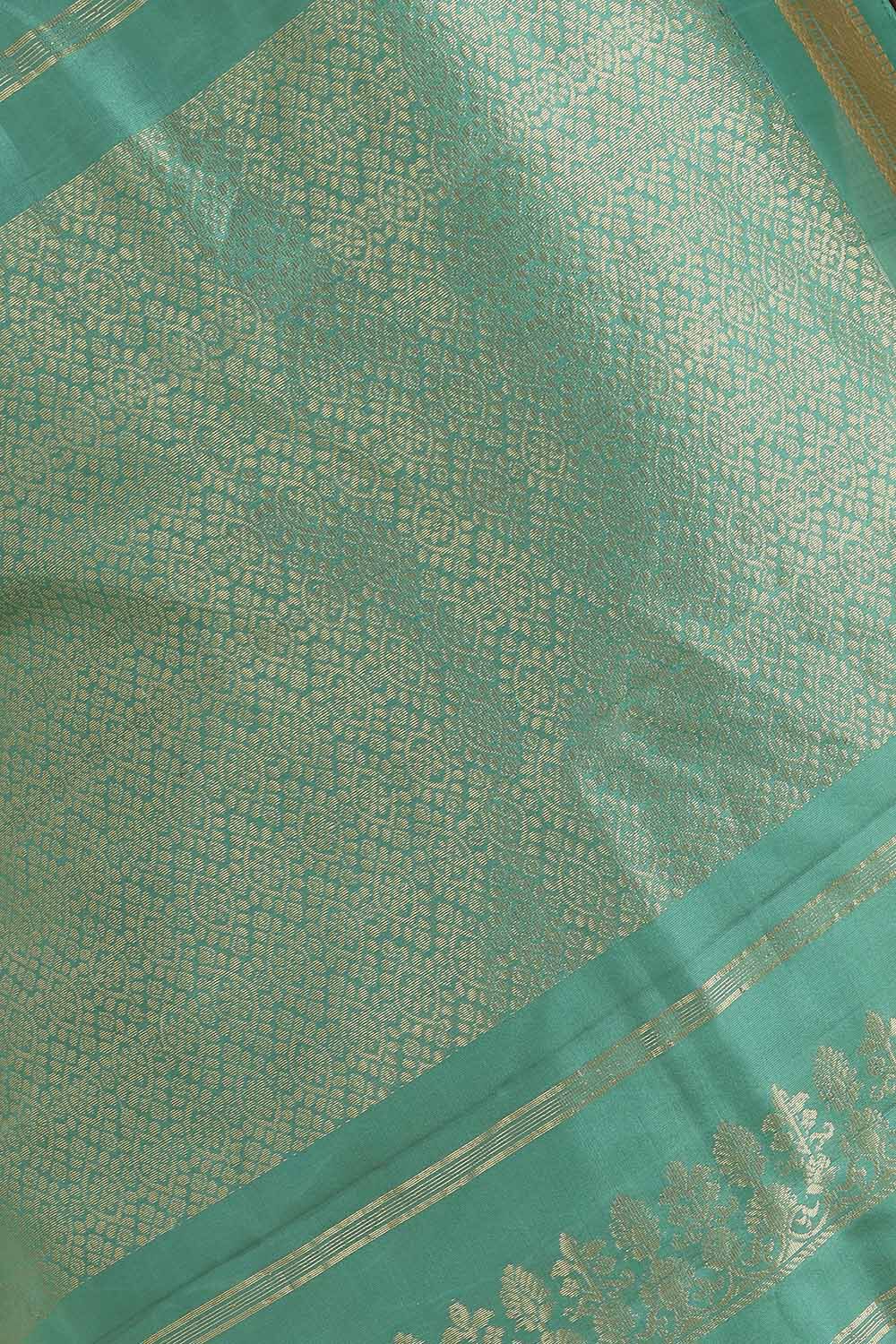 Light Green Pure Silk Kanjivaram Saree image number null