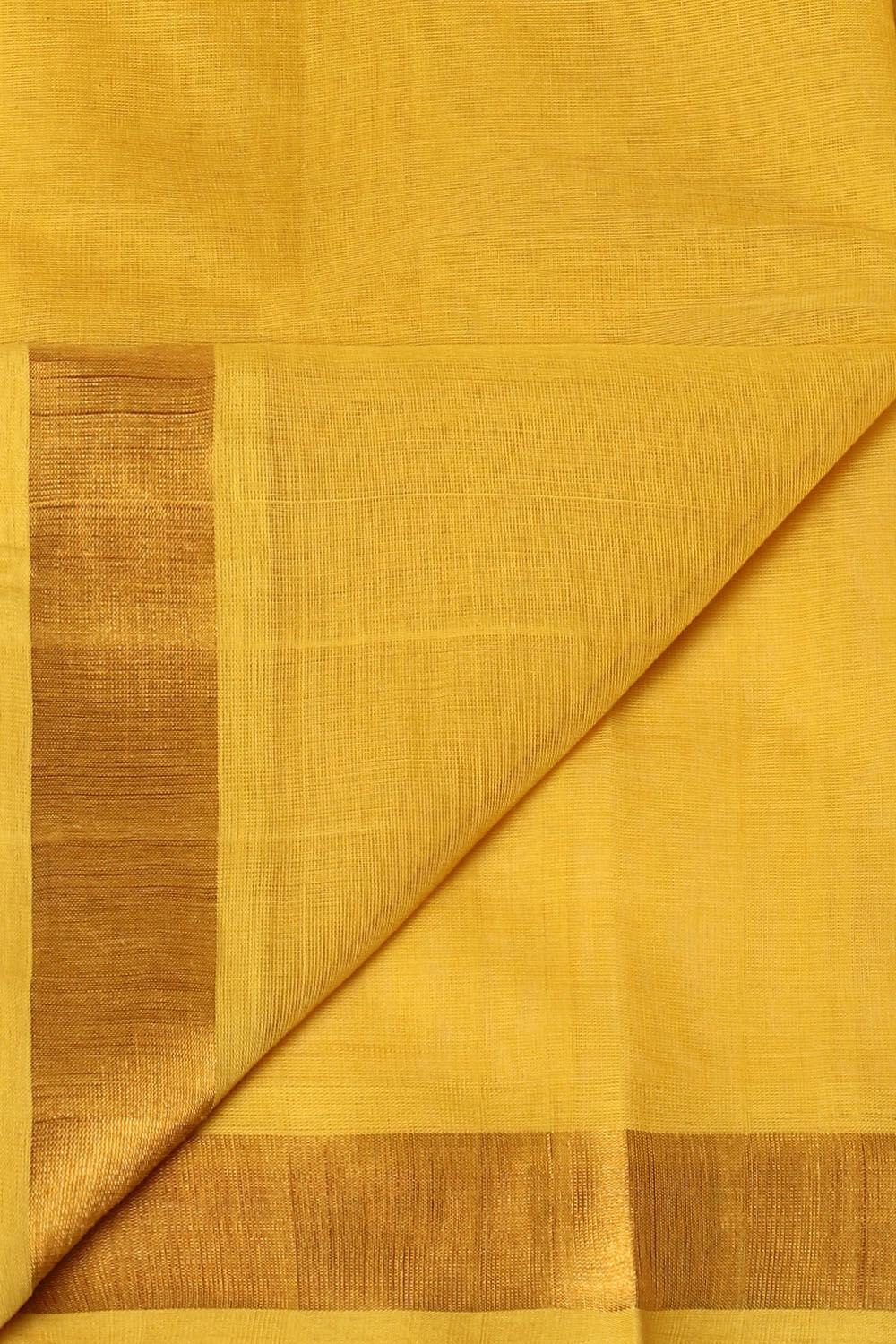 Light Yellow Pure Cotton Venkatgiri Saree image number null