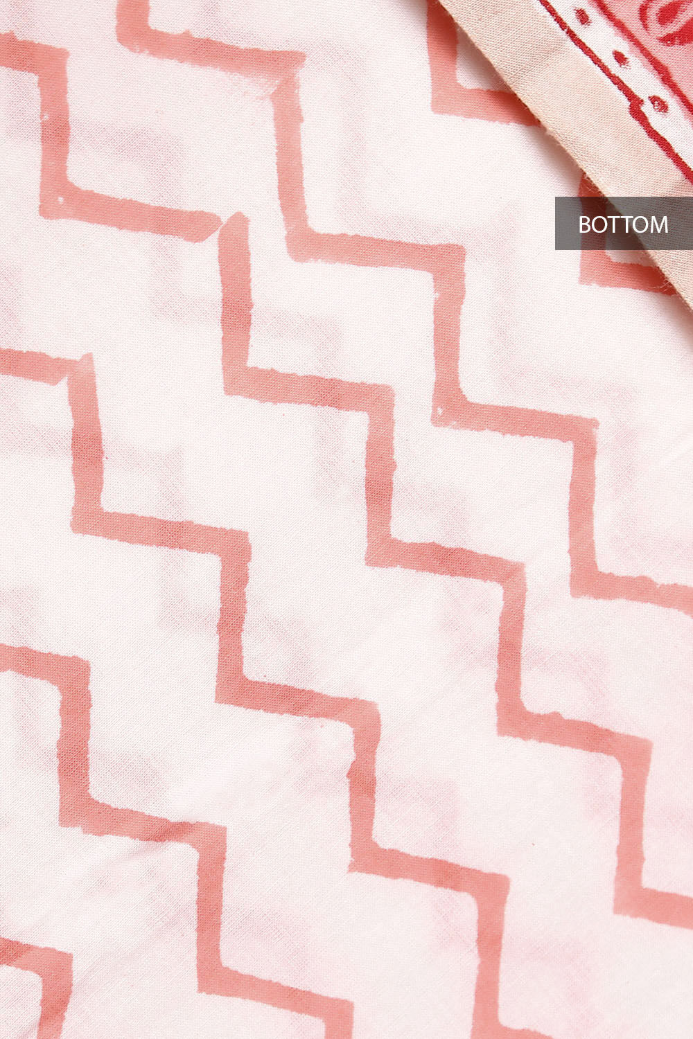 Light Pink Block Printed Cotton Suit image number null