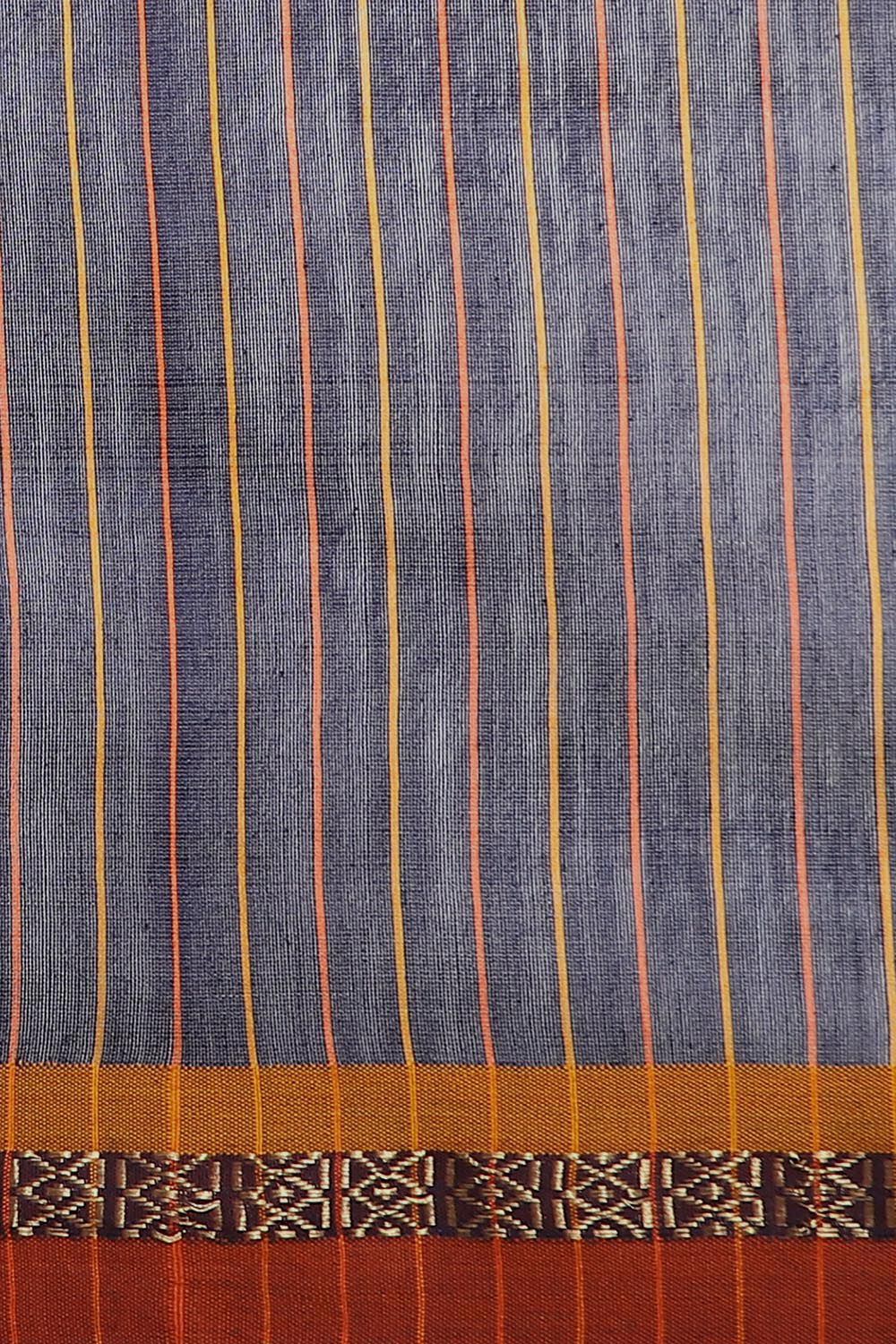 Light Red Pure Silk Cotton Bengal Saree image number null