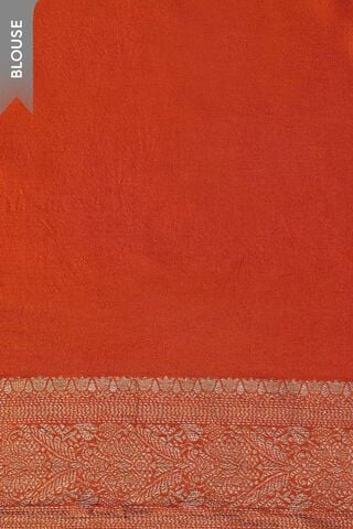 Orange Woven Pure Viscose Saree thumbnail image number null