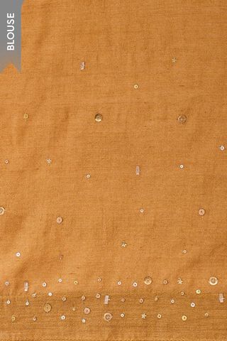 Yellow Pure Silk Printed Embroidered Saree thumbnail image number null