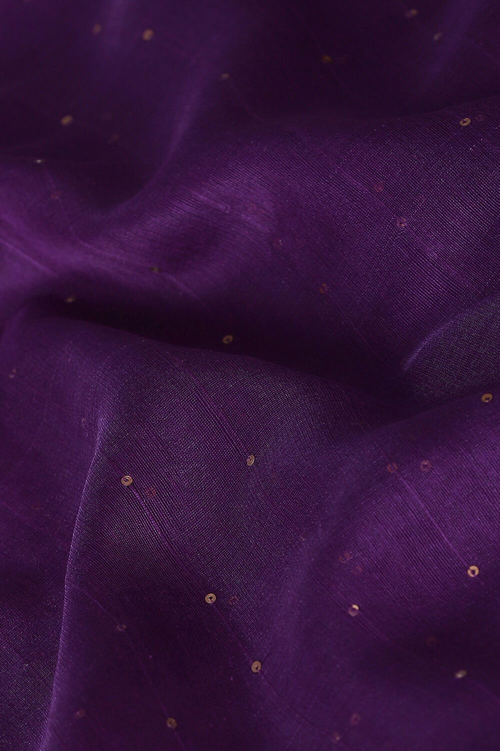 Violet Pure Silk Cotton Jamdani Saree image number null