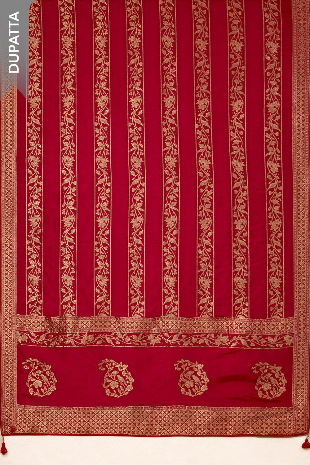 Dark Pink Pure Viscose Embroidered Unstitched Suit Set image number null