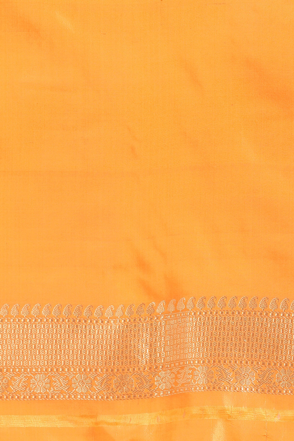 Light Orange Pure Silk Banarasi Saree image number null