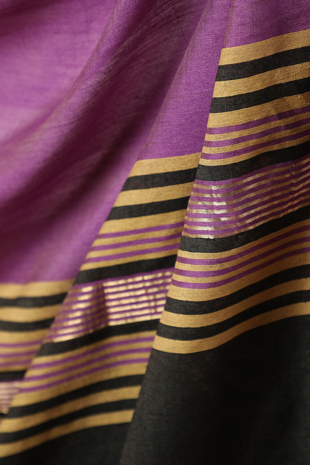 Purple Bhagalpur Woven Silk Viscose Saree image number null