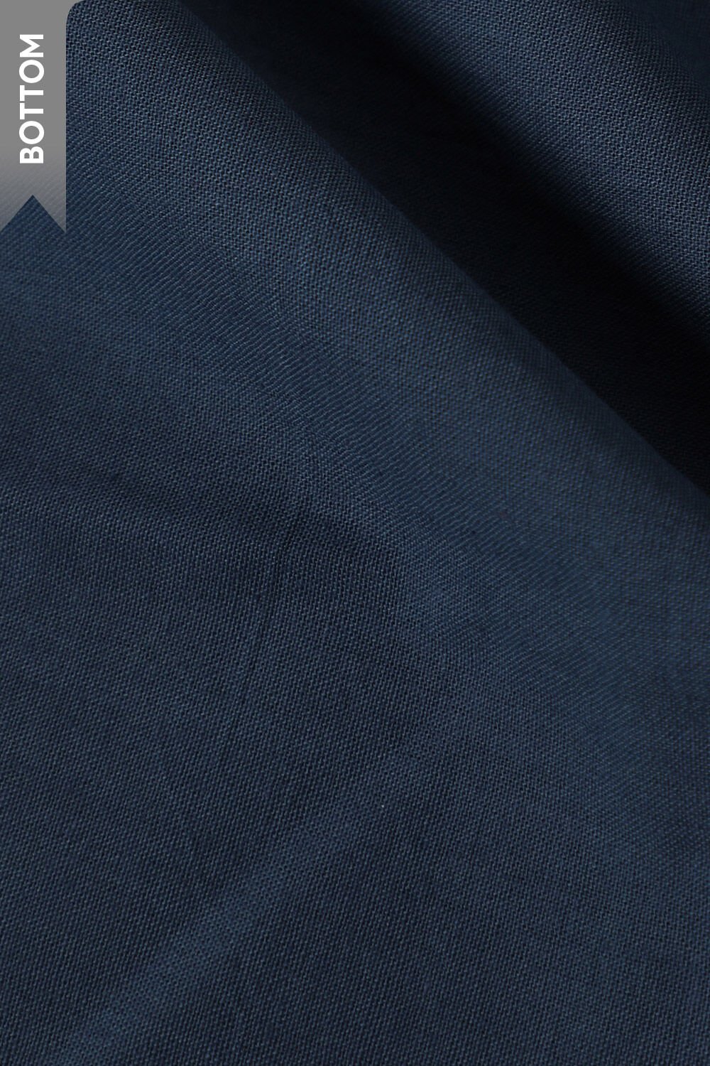 Dark Blue Pure Cotton Kantha Embroidered Unstitched Suit Set image number null