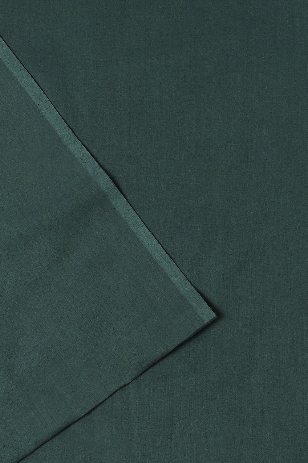 Dark Green Tussar Embroidered Unstitched Suit Set image number null