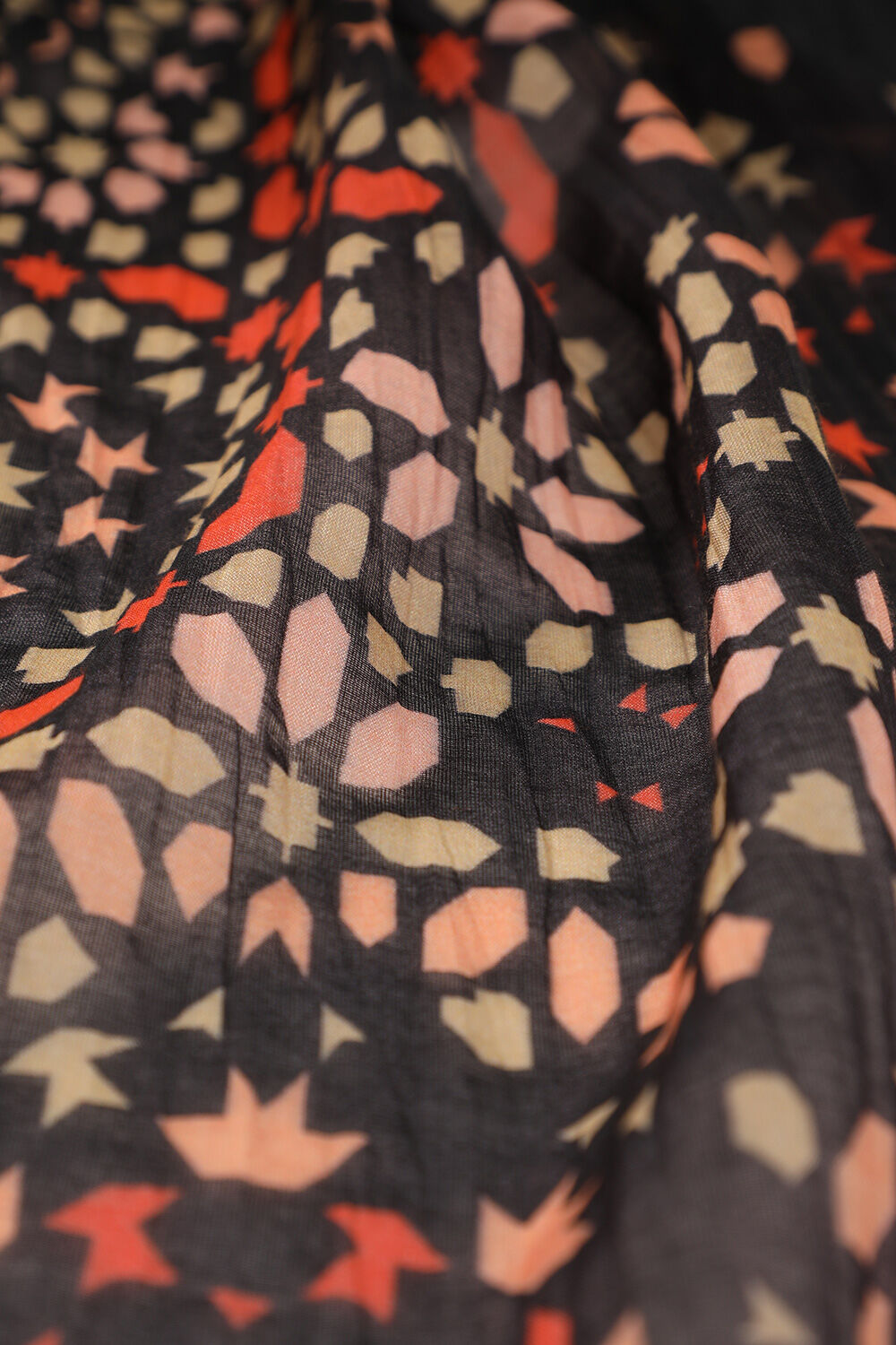 Black Contemporary Pure Silk Cotton Digital Printed Saree image number null