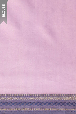 Light Violet Woven Pure Silk Cotton Maheshwari Saree thumbnail image number null