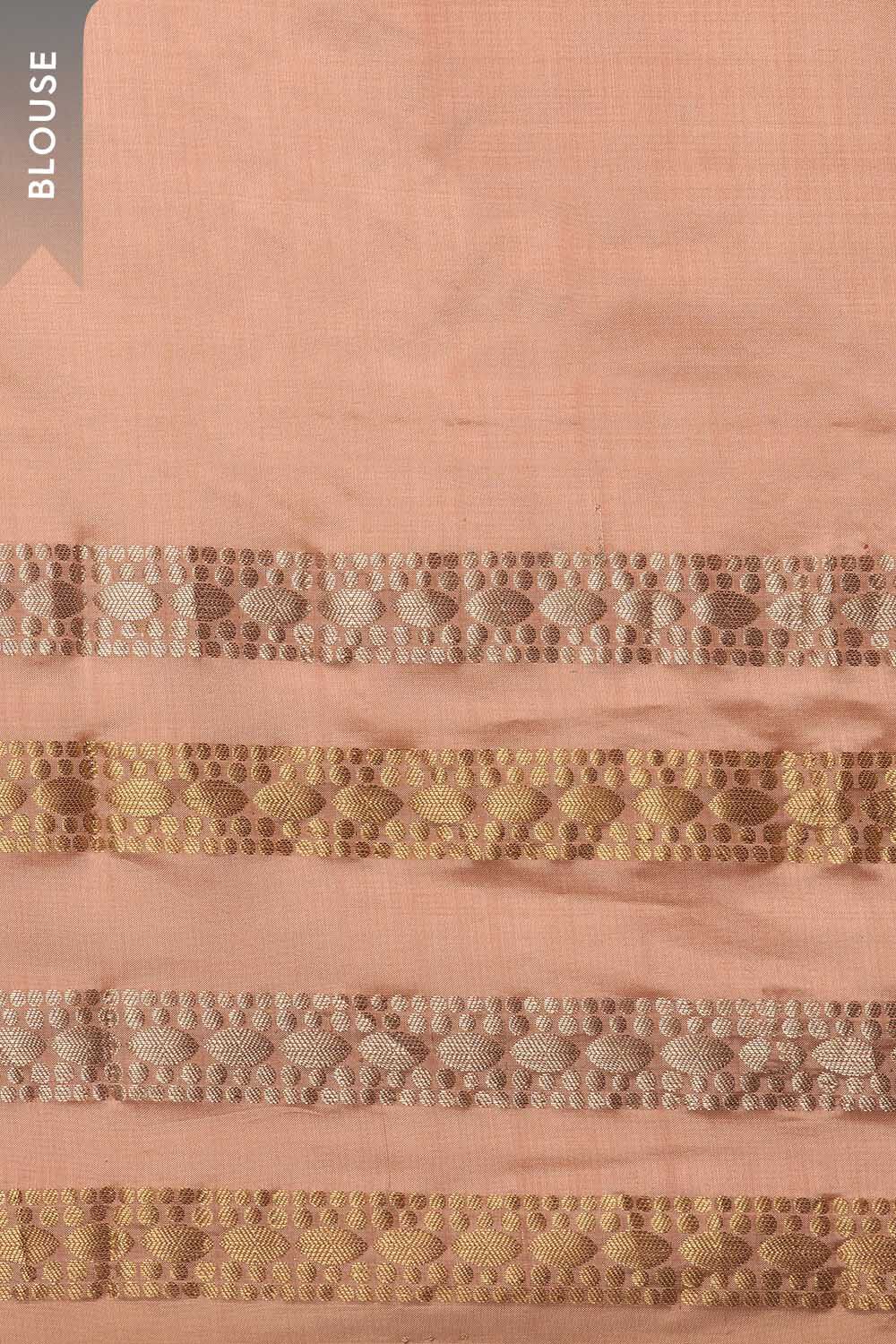 Pink Pure Silk Kadwa Banarasi Saree image number null