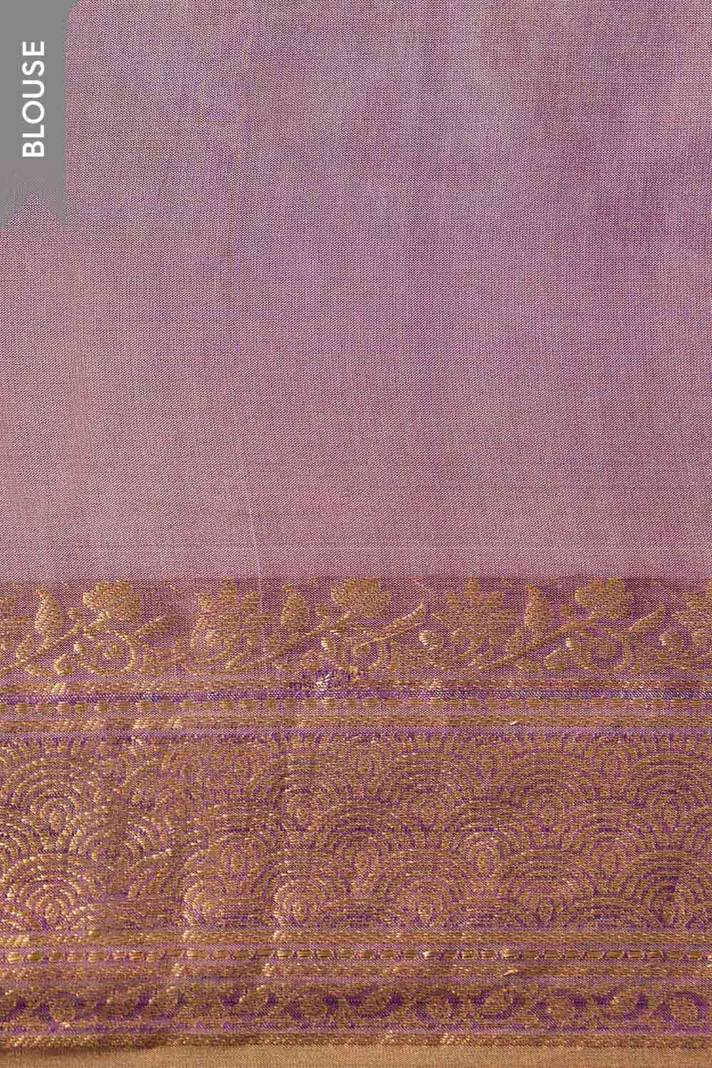 Beige Silk Viscose Kadwa Banarasi Saree image number null