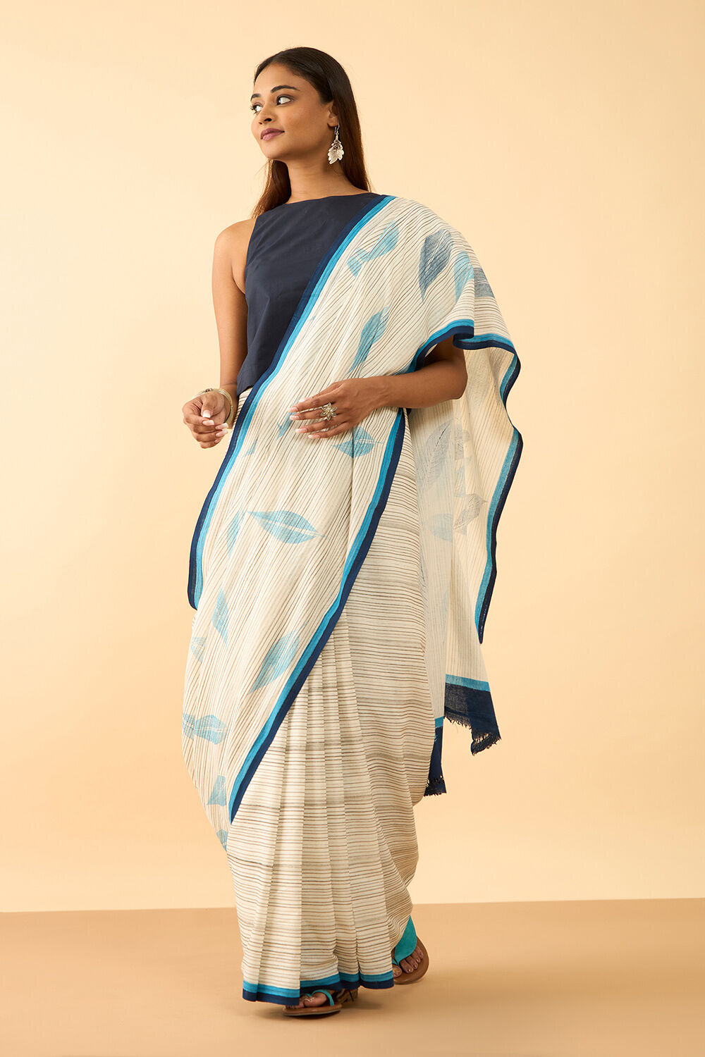 Plain khadi silk sarees online on sale