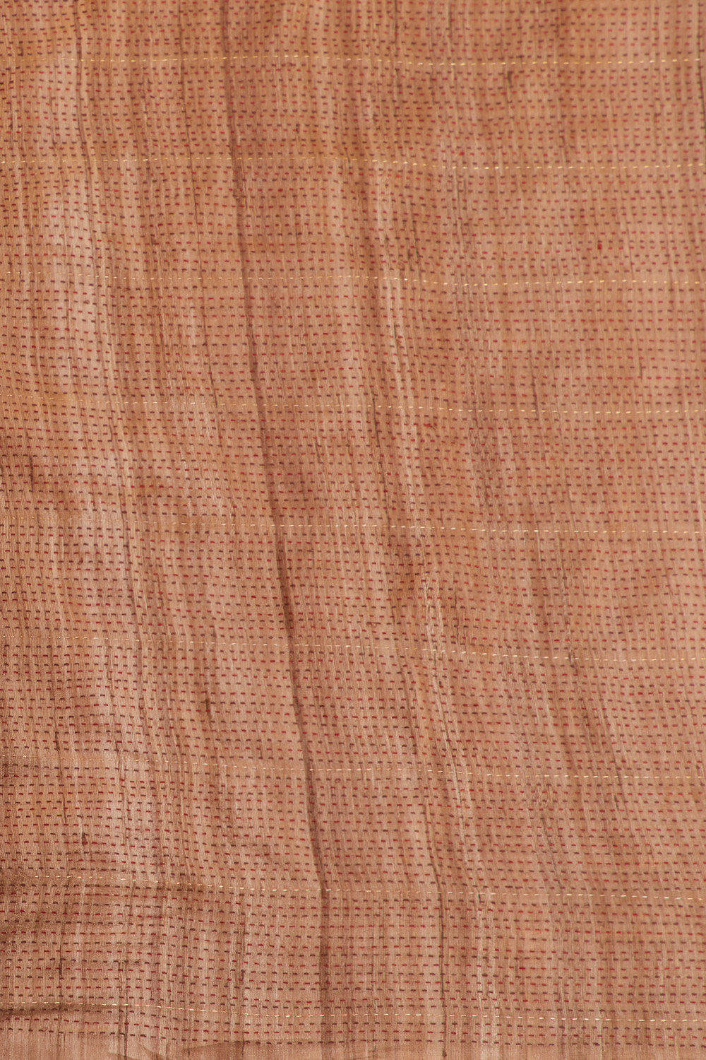 Red Printed Pure Tussar Silk Saree image number null