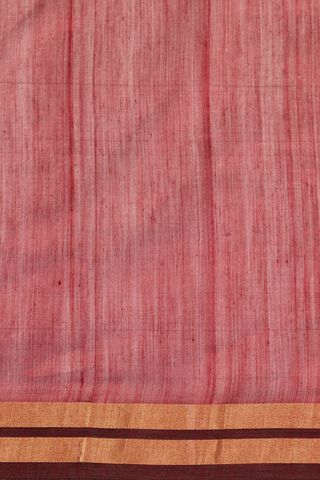 Dark Red Woven Pure Silk Tissue Chanderi Saree thumbnail image number null