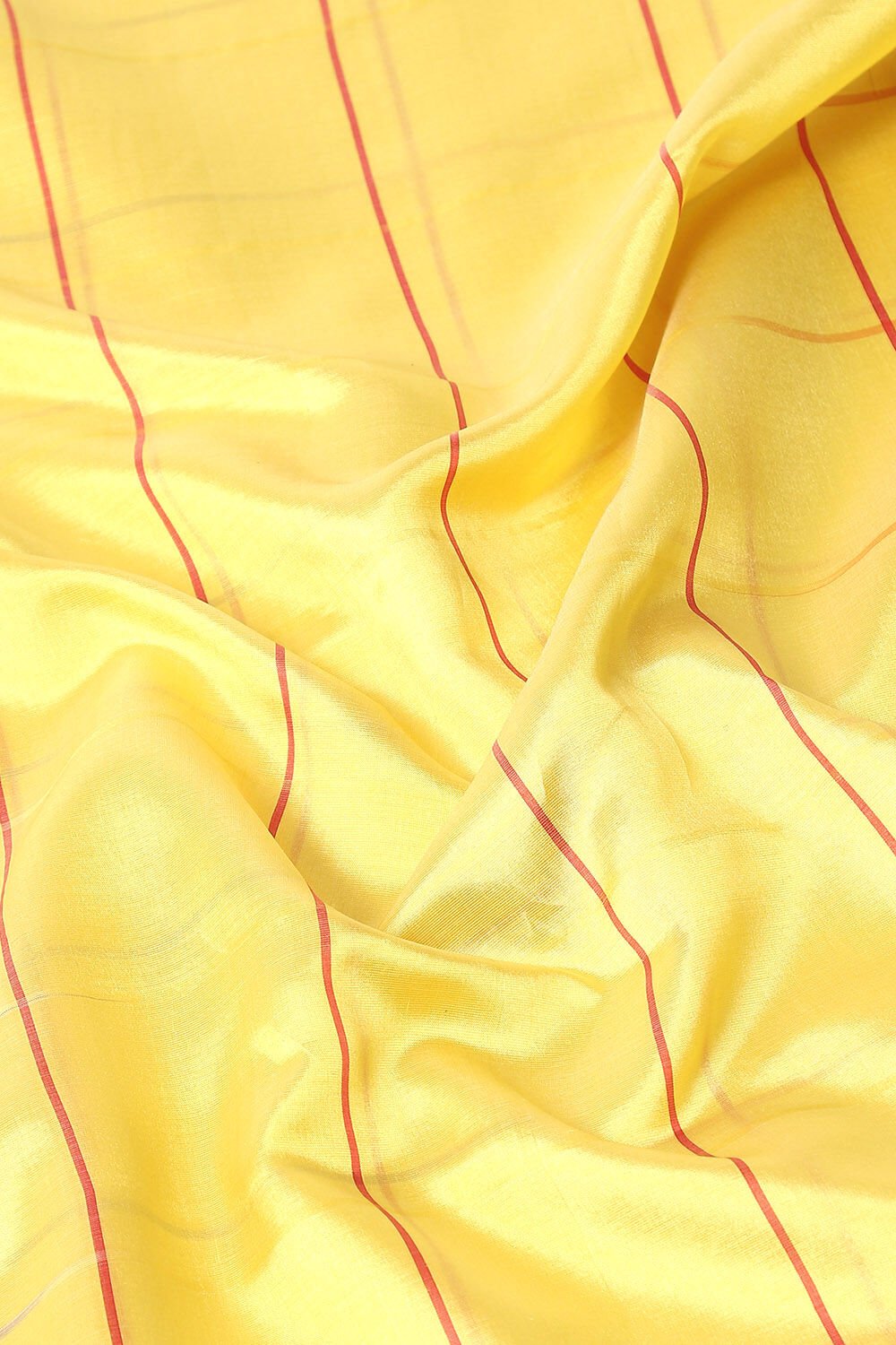 Yellow Pure Silk Maheshwari Saree image number null