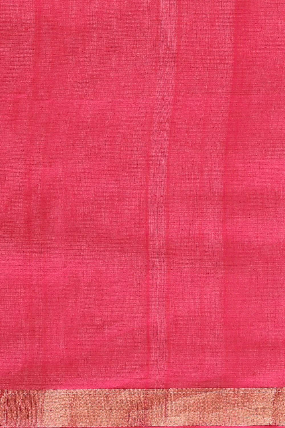 Dark Pink Pure Silk Cotton Bengal Saree image number null