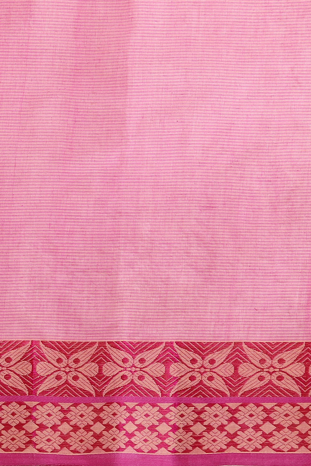 Pink Pure Cotton Bengal Saree image number null