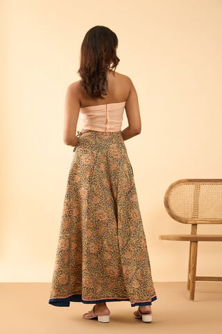 Blue Kalamkari Pure Cotton Ethnic Skirt thumbnail image number null