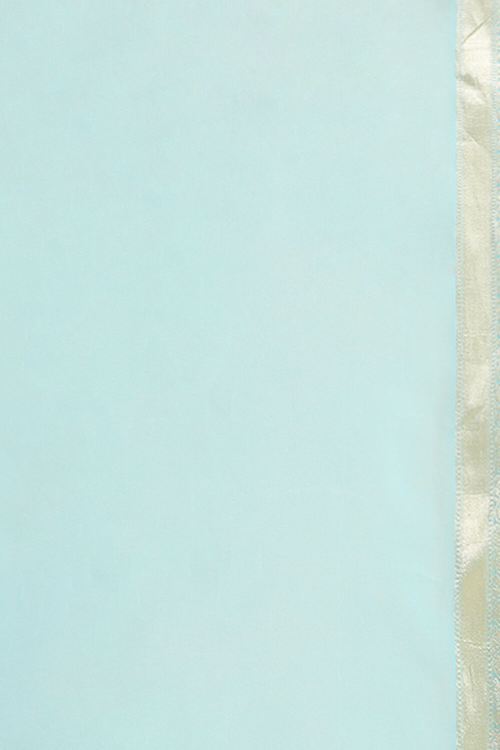 Light Blue Handwoven Banarasi Pure Georgette Saree image number null