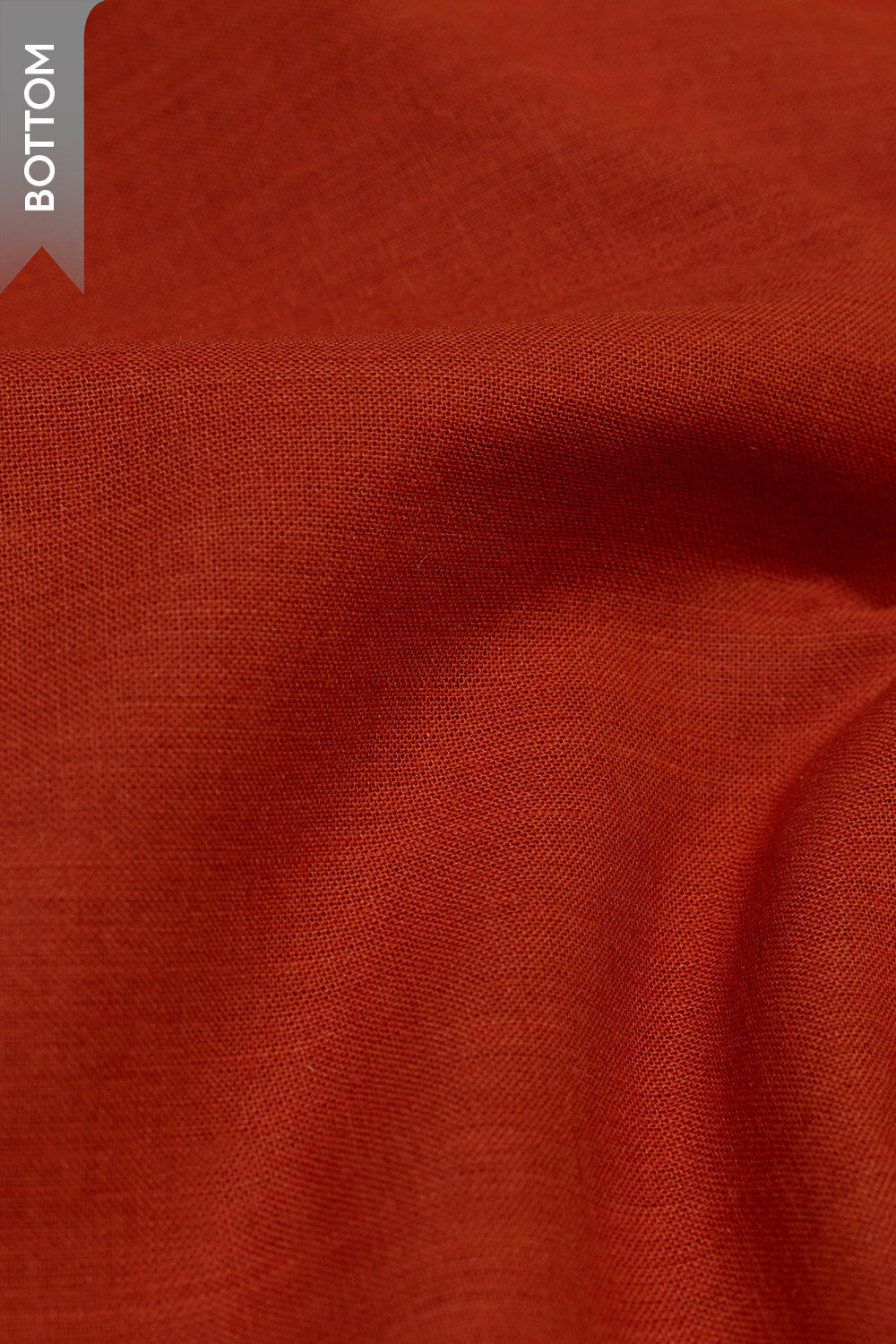 Dark Orange Woven Pure Cotton Unstitched Suit Set image number null