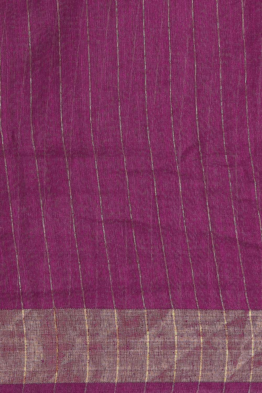 Violet Pure Silk Vanya Bengal Saree image number null