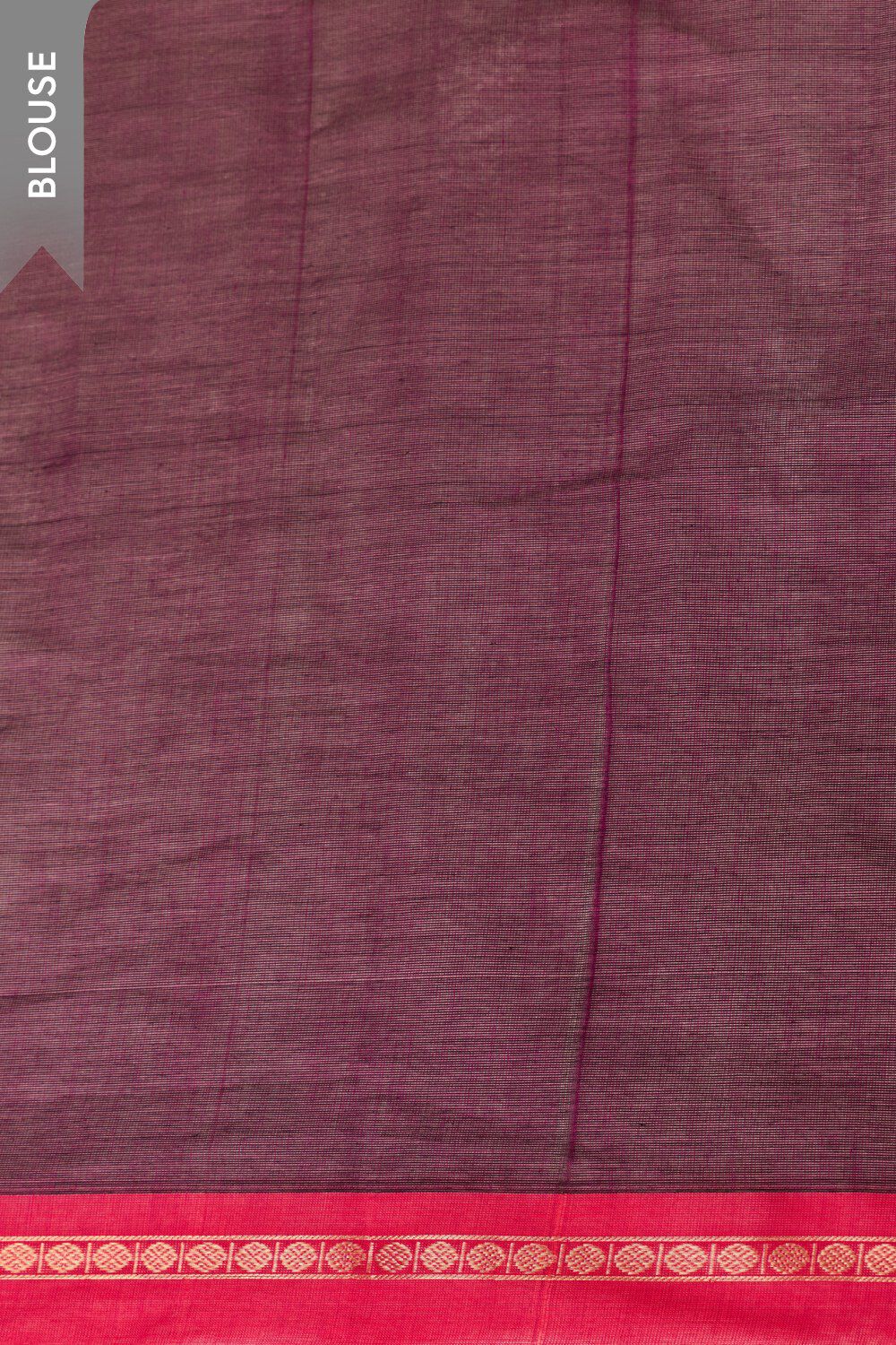 Dark Violet Cotton Woven Saree image number null