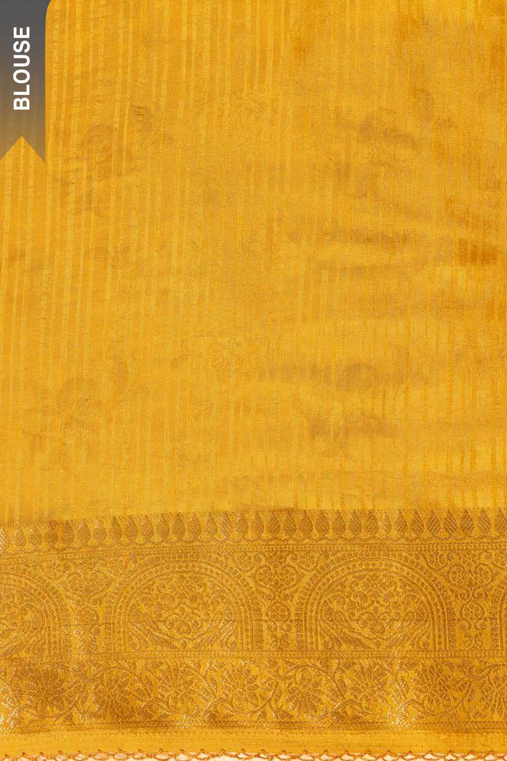 Yellow Pure Viscose Printed Saree image number null