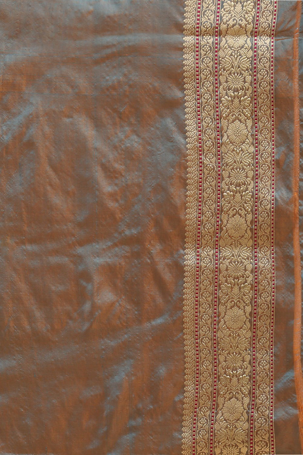 Dark Blue Pure Silk Banarasi Saree image number null