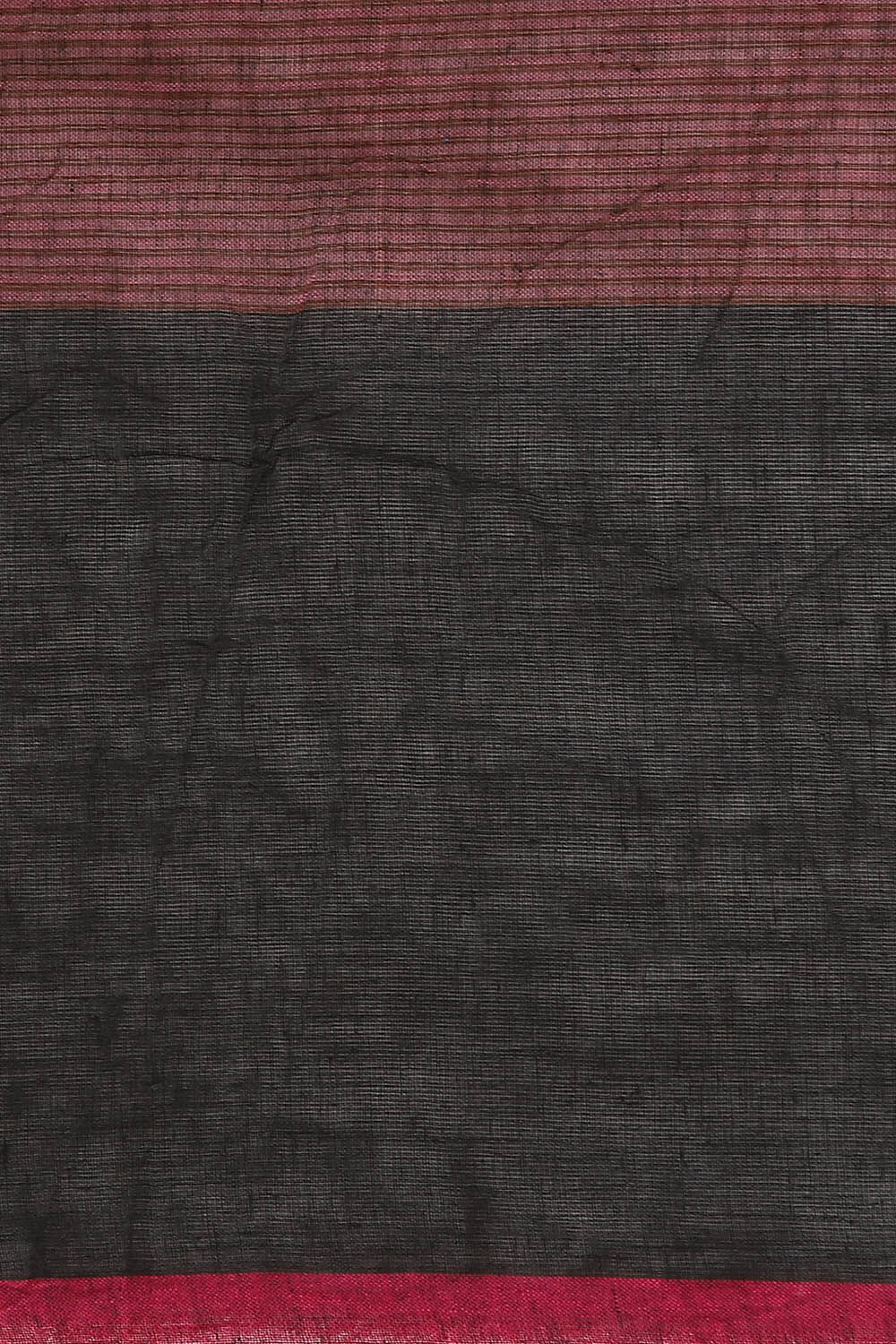 Black Pure Cotton Bengal Saree image number null