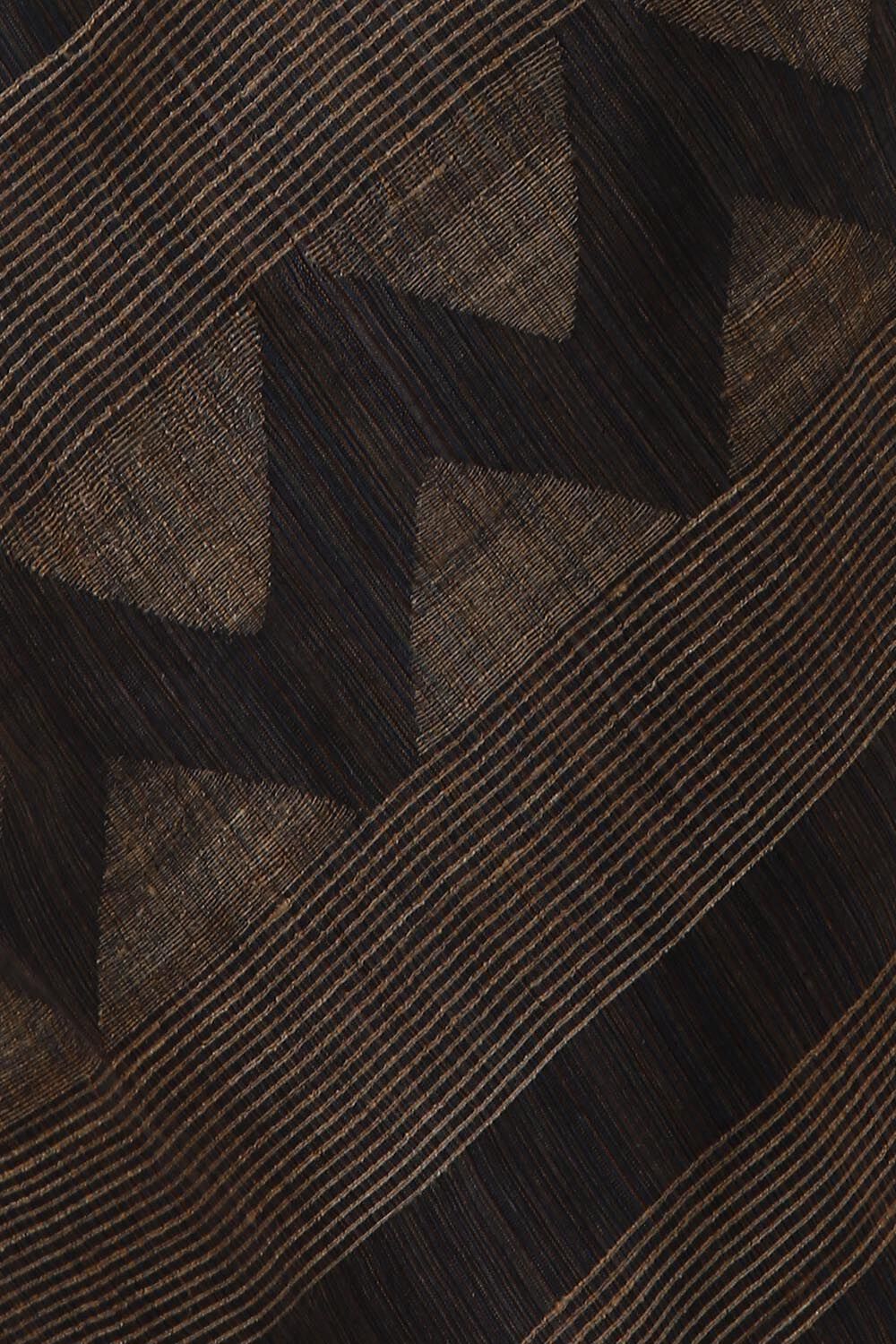 Black Pure Silk Cotton Jamdani Saree image number null