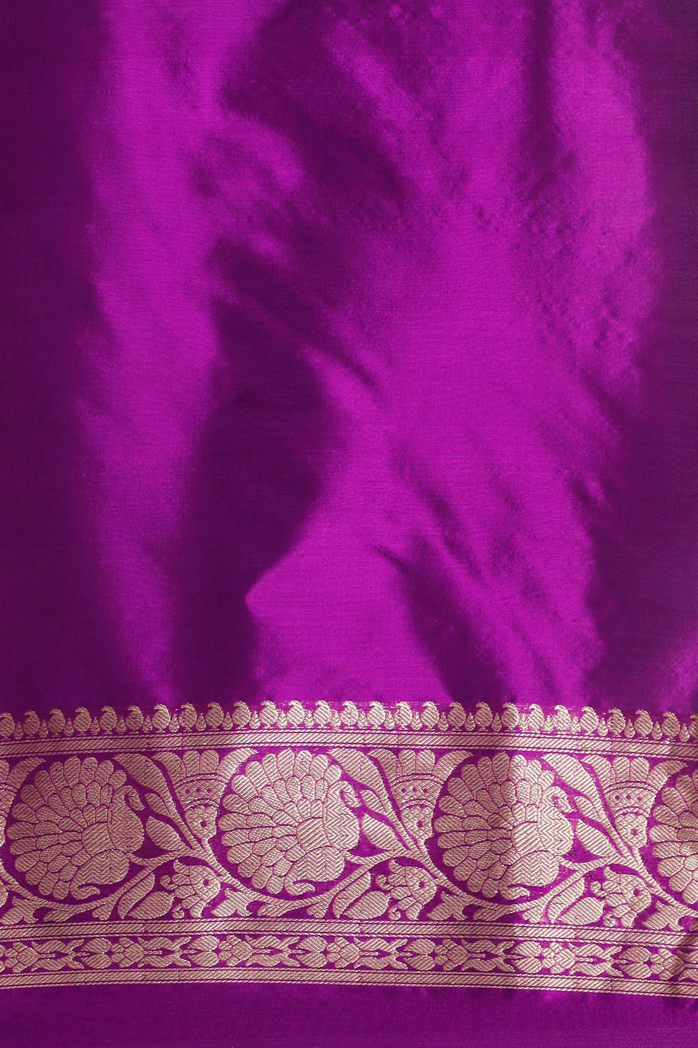 Purple Pure Silk Banarasi Saree image number null
