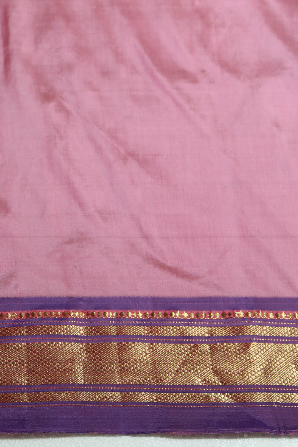 Pink Tapestry Pure Silk Paithani Saree image number null